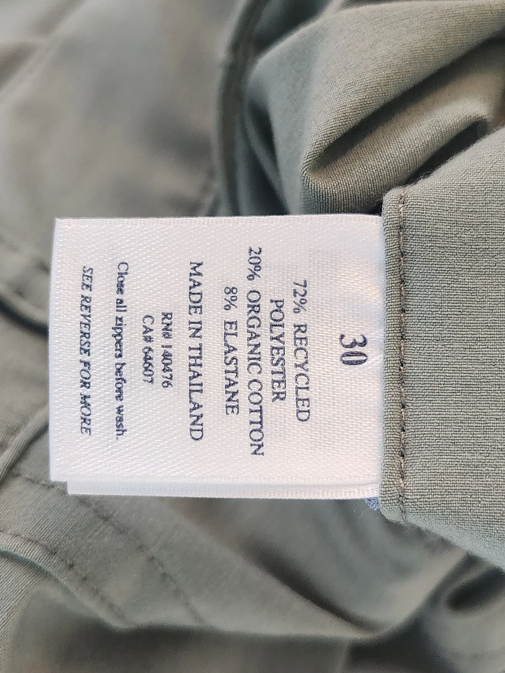 Faherty Olive Green All Day Shorts Size 30 7
